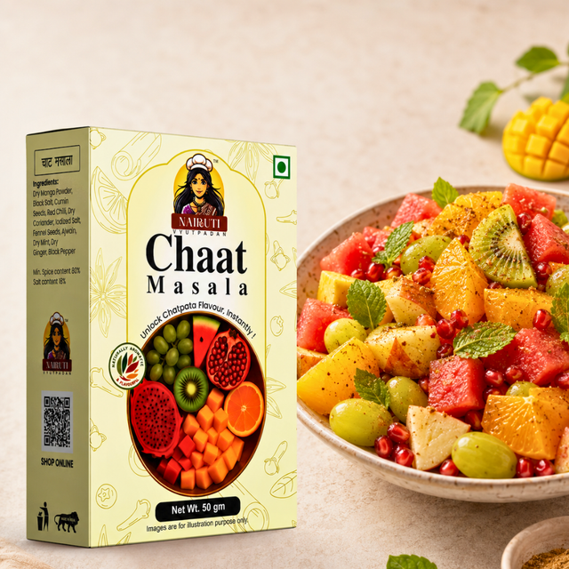 Tangy Chaat with Chaat Masala by Nairuti Vyutpadan