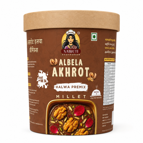 Akhrot Millet Halwa Premix | Instant Walnut Dessert Mix | Serves 8
