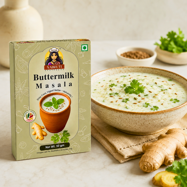 Spiced Buttermilk Chaas recipe by Nairuti Vyutpadan