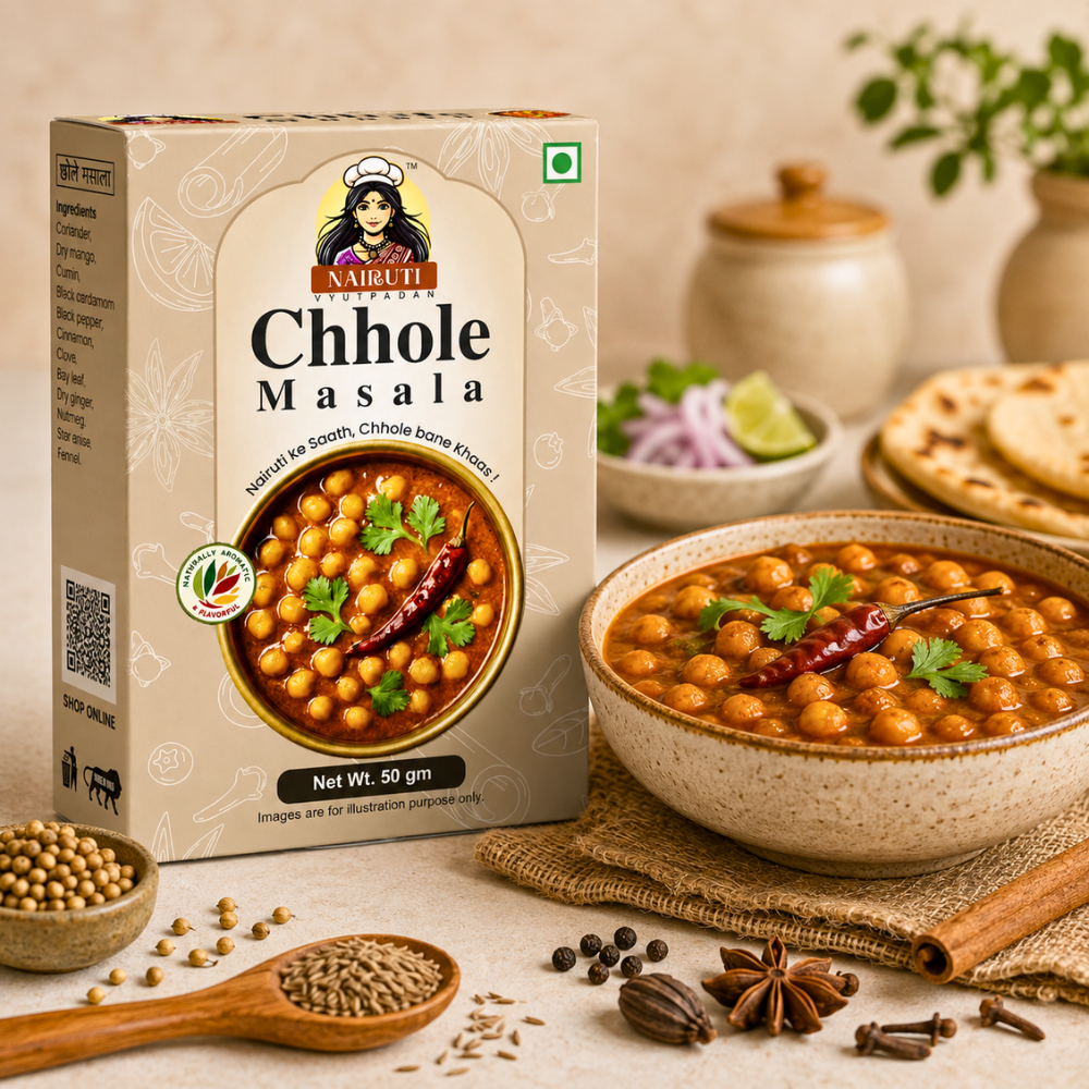 Chhole Chana Masala recipe by Nairuti Vyutpadan