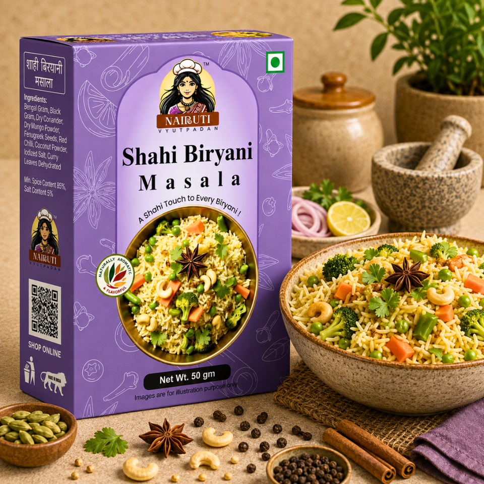 Vegetarian Shahi Biryani recipe by Nairuti Vyutpadan