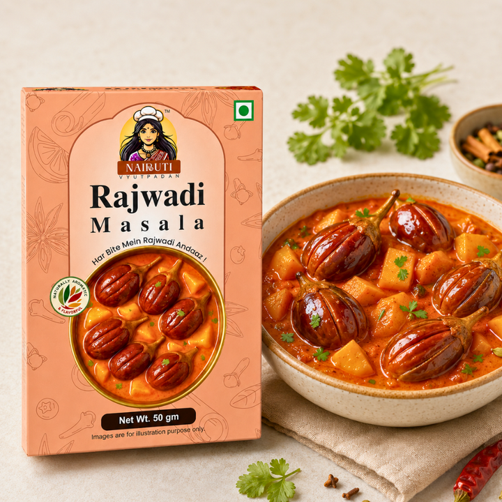 Bharwa Baingan with Rajwadi Masala by Nairuti Vyutpadan