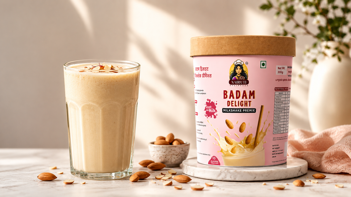 Creamy Badam Milkshake Recipe for Fasting Ready in Just 2 Minutes | Rich, Creamy & Naturally Satisfying