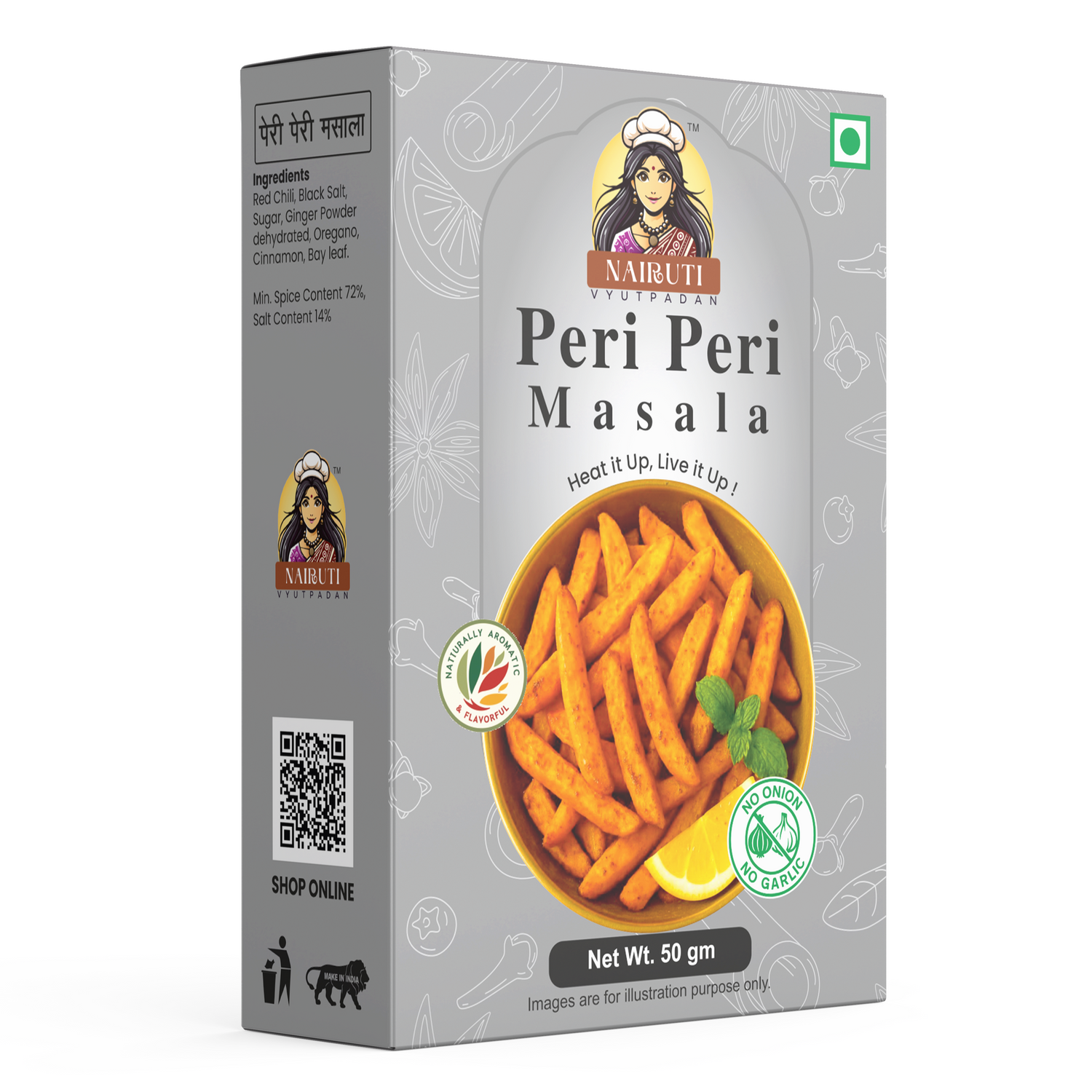 Peri Peri Masala (No Onion, No Garlic) for Family of Four