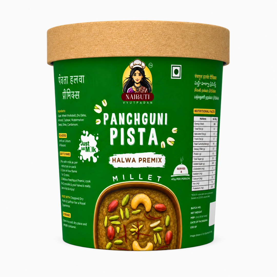 Pista Millet Halwa Premix | Instant Pistachio Dessert Mix | Serves 8