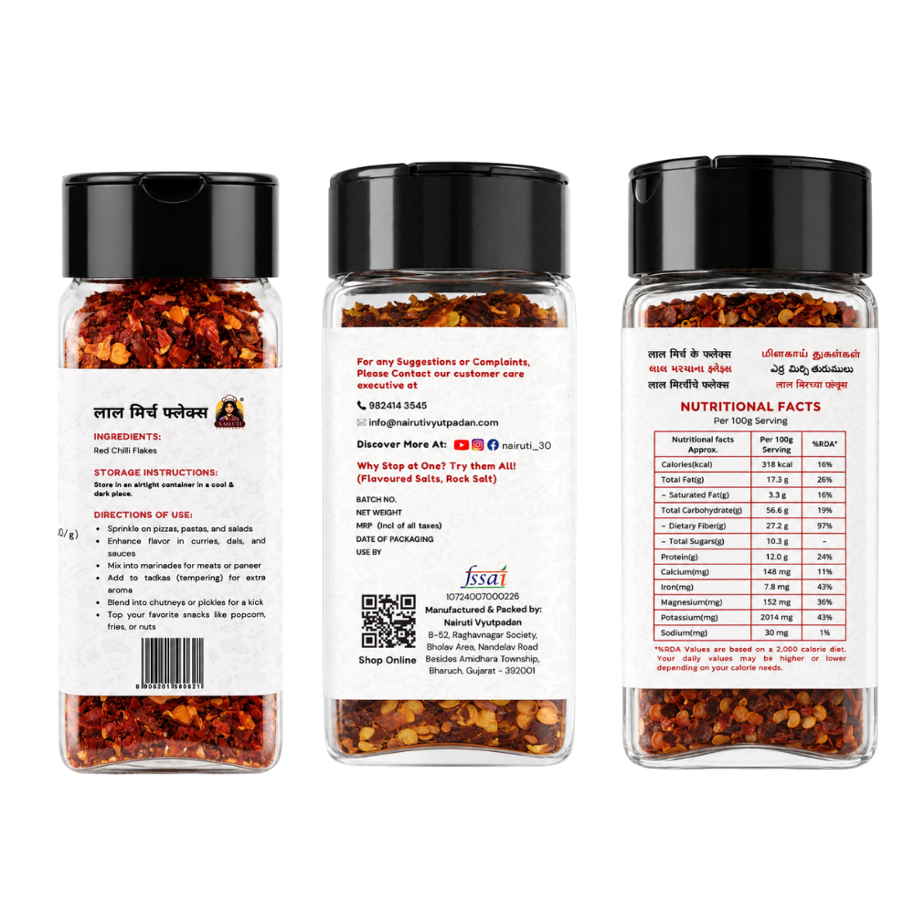 Everyday Taste Booster Combo | Hing 80g, Red Chilli Flakes 30g & Garlic Salt 80g