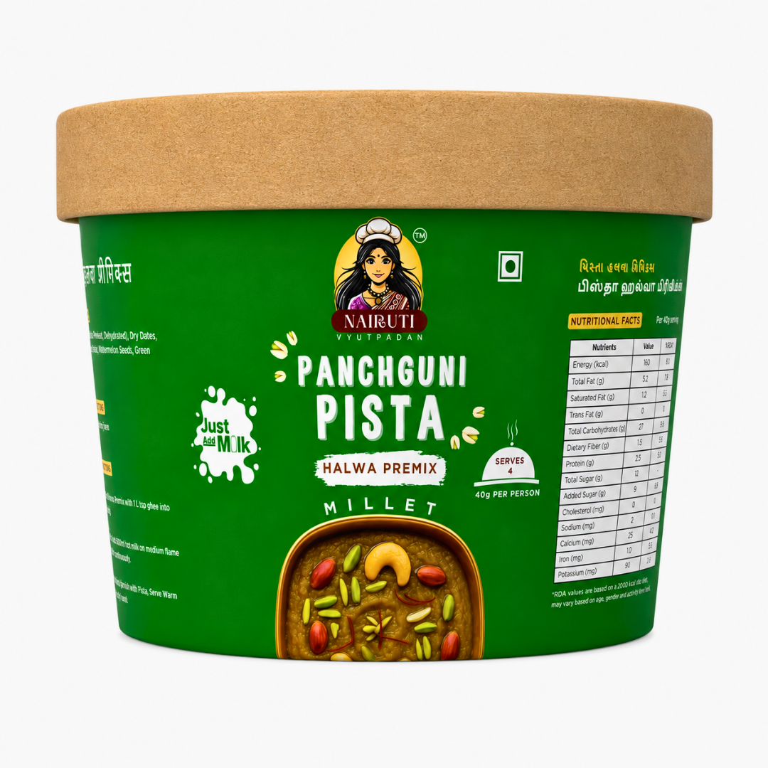 Pista Millet Halwa Premix | Instant Pistachio Dessert Mix | Serves 8