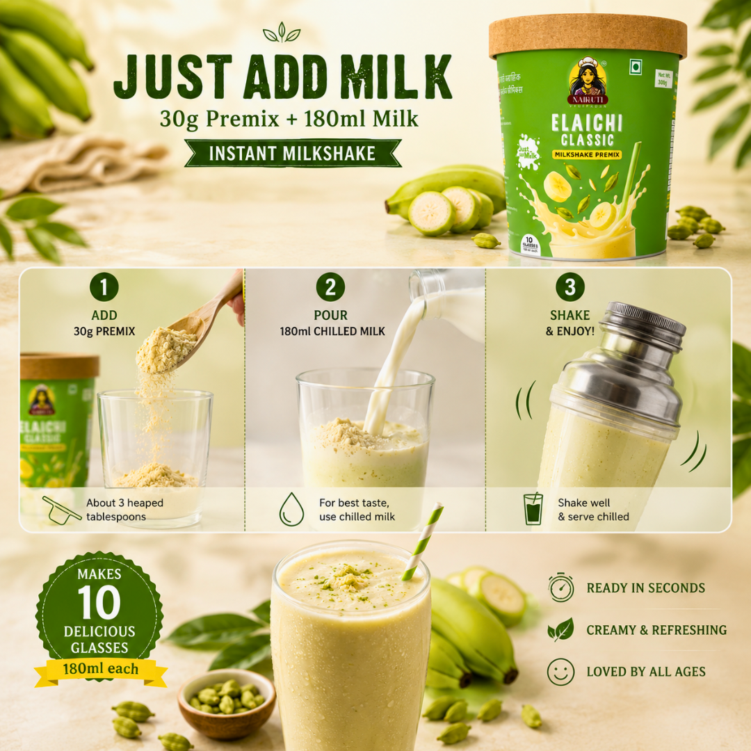 Elaichi Classic Milkshake Premix | Elaichi Milkshake Premix