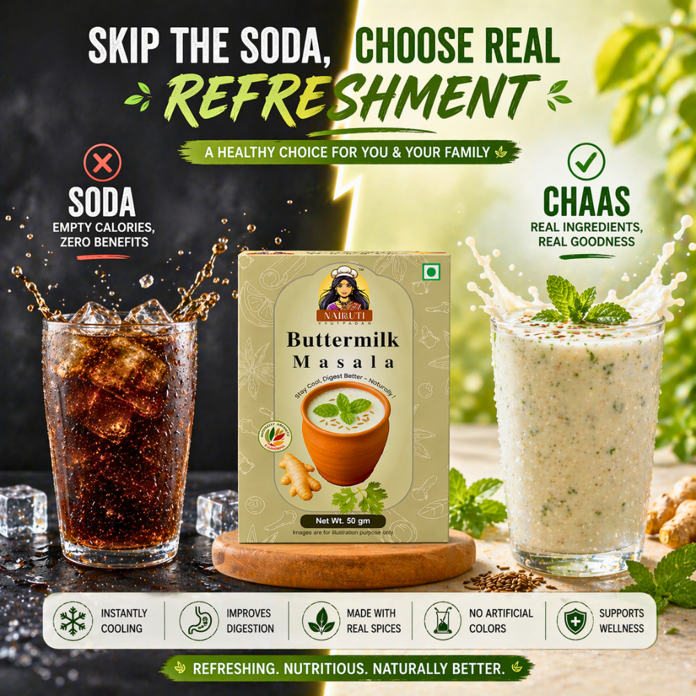 Buttermilk Masala | Chaas Masala Powder with Jeera, Mint & Spices
