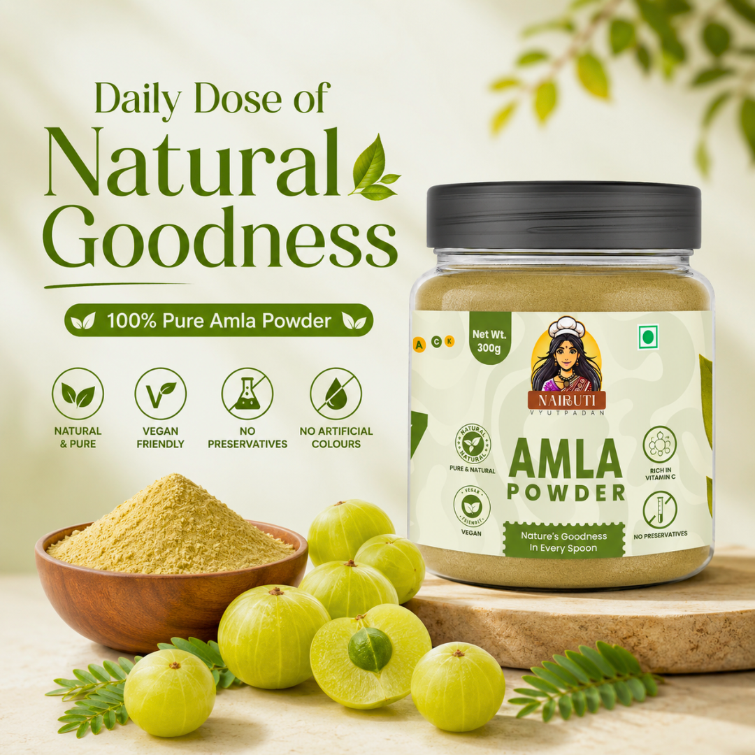 Pure Amla Powder | Natural Indian Gooseberry Powder for Daily Wellness