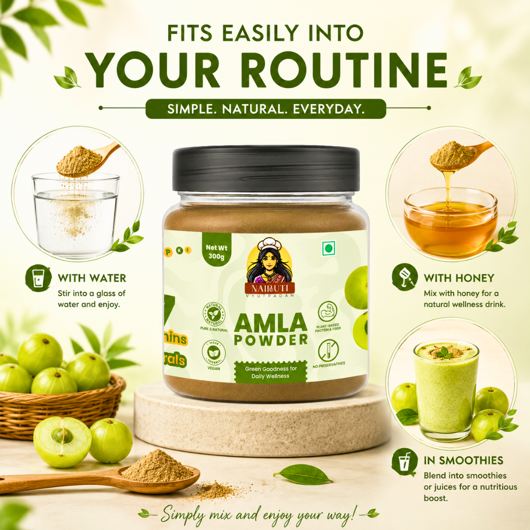 Pure Amla Powder | Natural Indian Gooseberry Powder for Daily Wellness