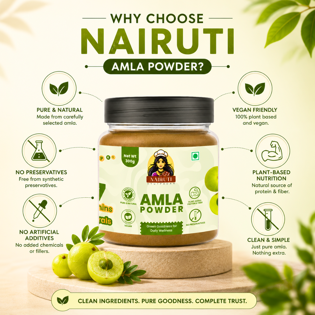 Pure Amla Powder | Natural Indian Gooseberry Powder for Daily Wellness