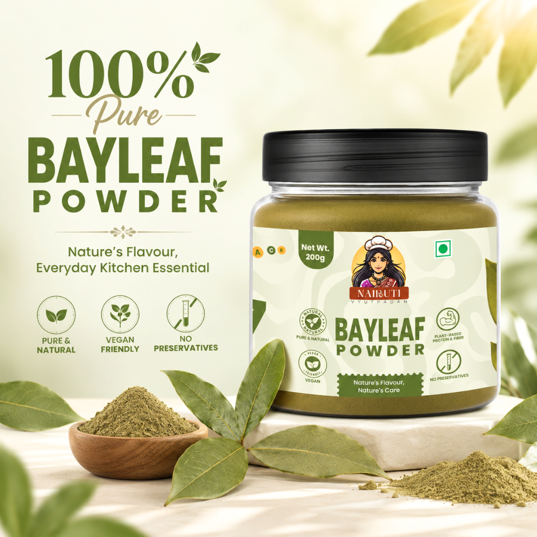 Bay Leaf Powder (Tej Patta) | Pure Aromatic Spice for Cooking