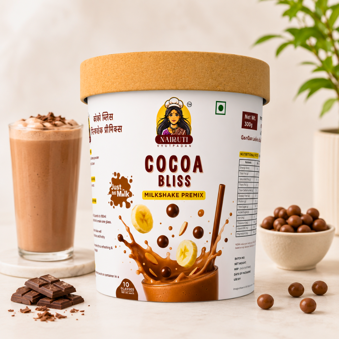 Cocoa Milkshake Premix | Rich Chocolate Milkshake Mix