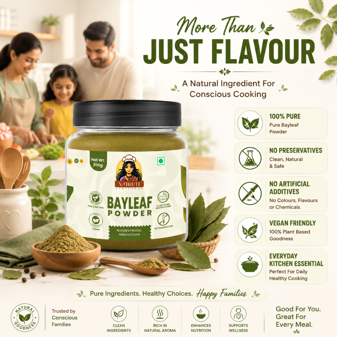 Bay Leaf Powder (Tej Patta) | Pure Aromatic Spice for Cooking