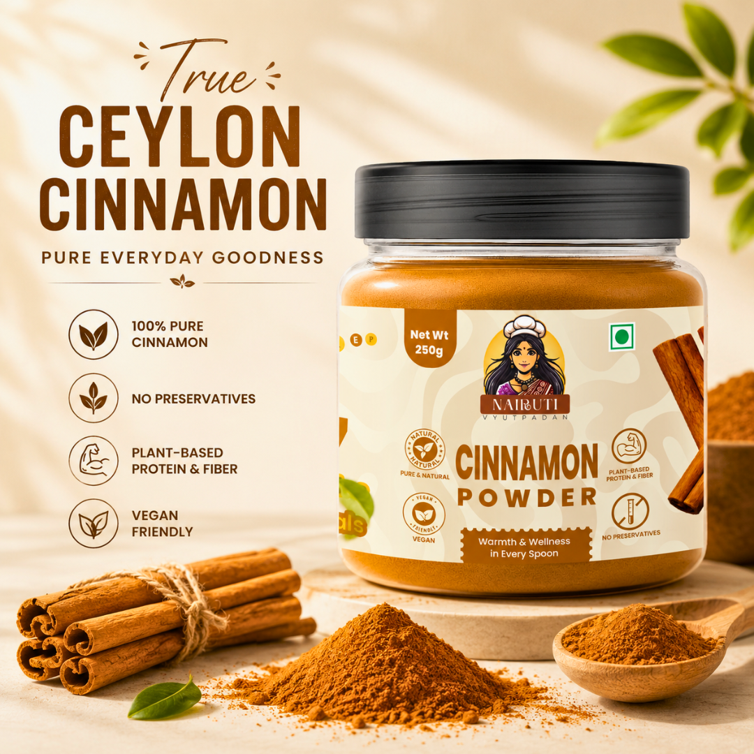 Pure Ceylon Cinnamon Powder | True Sri Lankan Cinnamon | Fine Ground