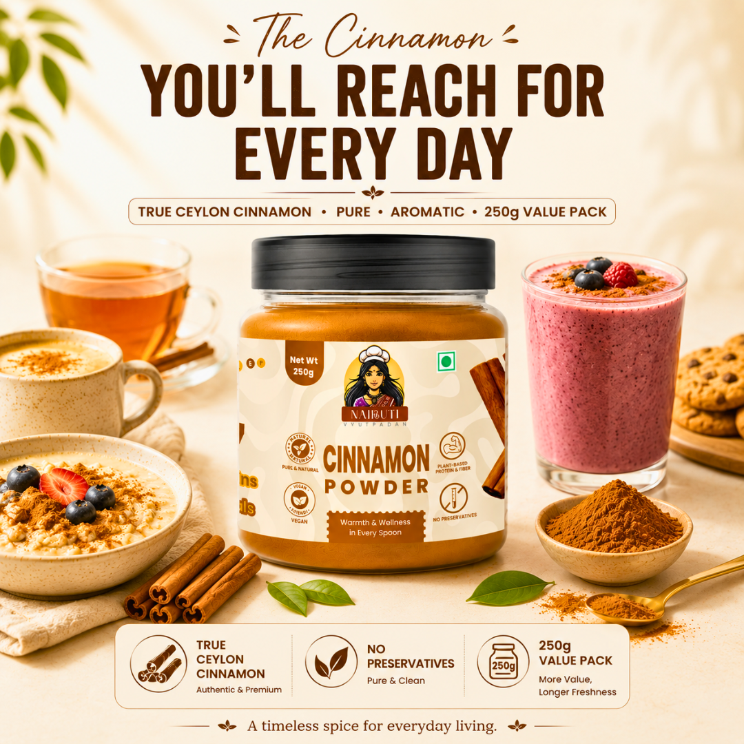 Pure Ceylon Cinnamon Powder | True Sri Lankan Cinnamon | Fine Ground