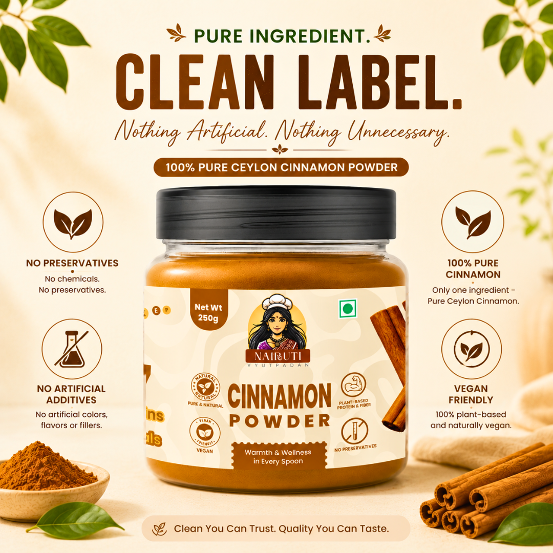Pure Ceylon Cinnamon Powder | True Sri Lankan Cinnamon | Fine Ground