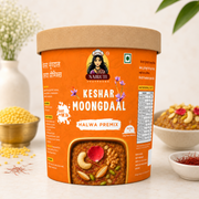 Keshar Moongdal Millet Halwa Premix | Saffron Moong Dal Halwa Ready in Minutes