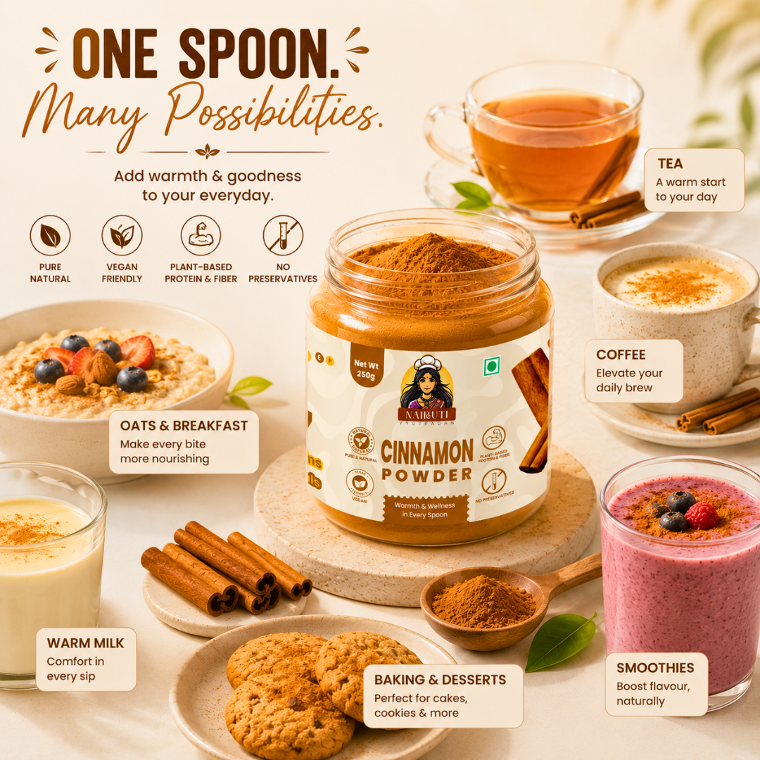 Pure Ceylon Cinnamon Powder | True Sri Lankan Cinnamon | Fine Ground