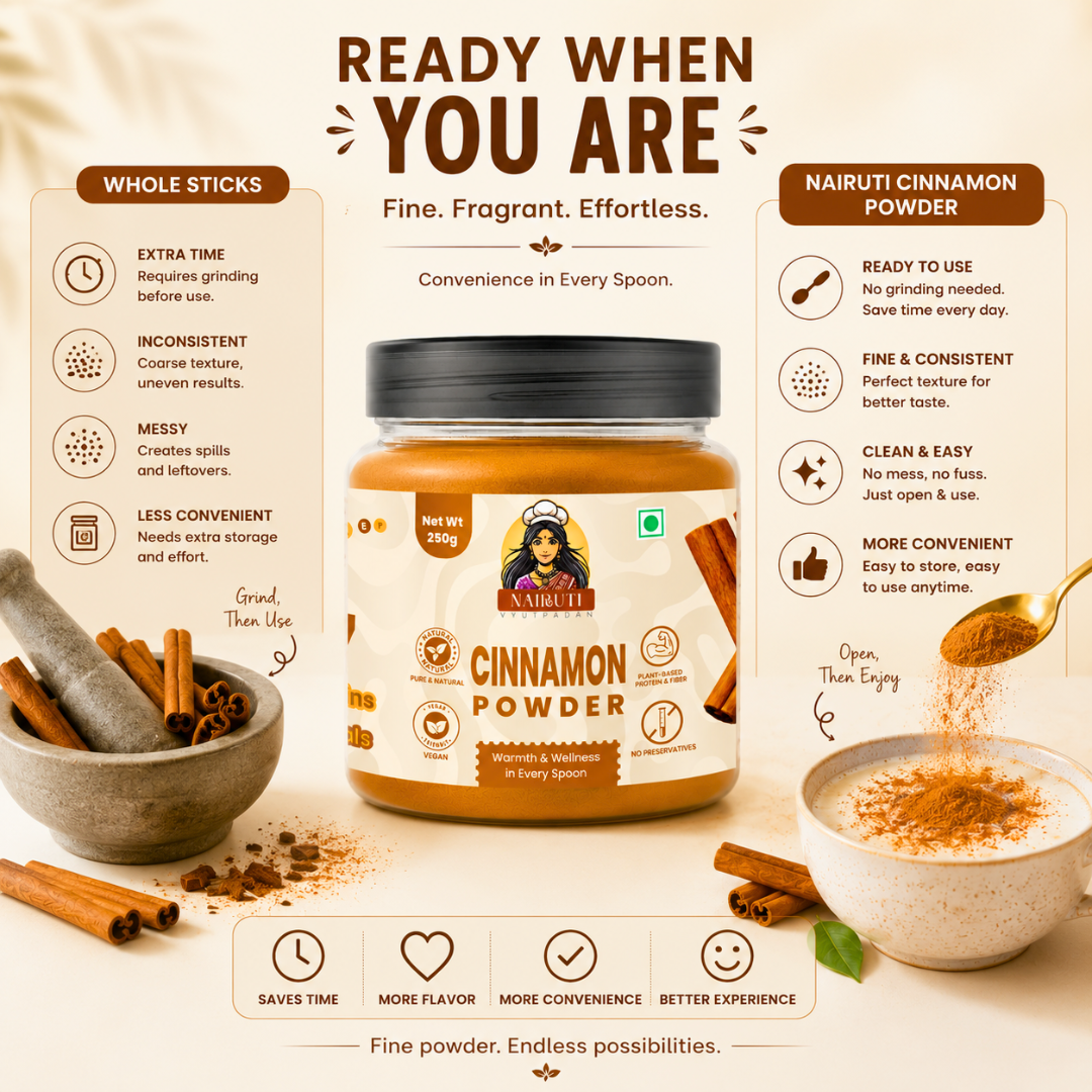 Pure Ceylon Cinnamon Powder | True Sri Lankan Cinnamon | Fine Ground