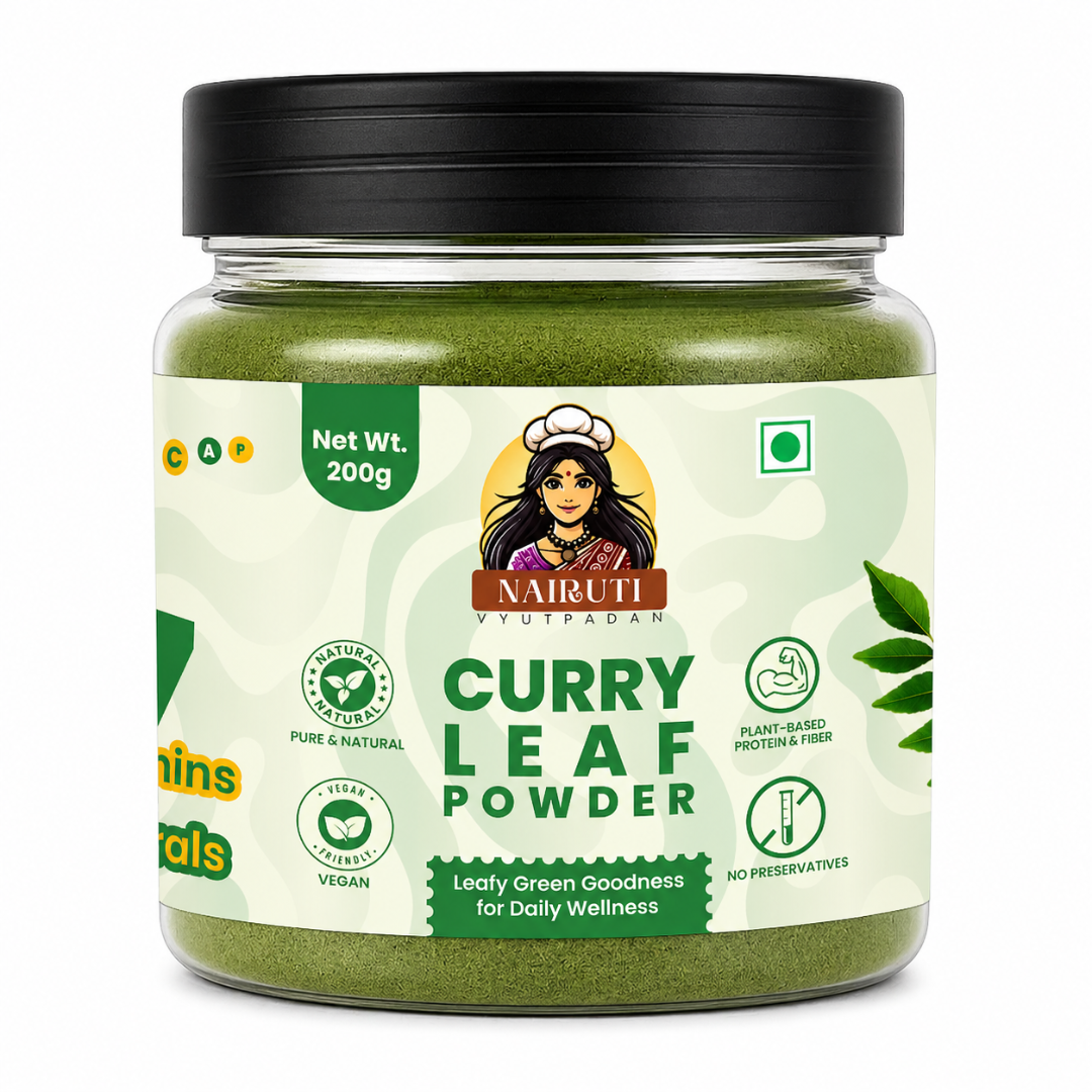 Pure Curry Leaf Powder | Natural Curry Patta Powder for Daily Use