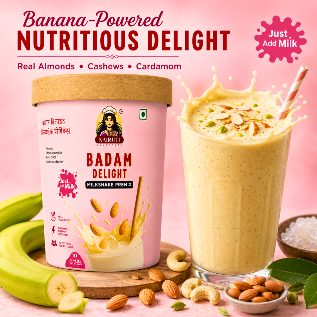 Badam Delight Milkshake Premix | Badam Milkshake Premix