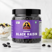 Premium Black Raisins 500g | Whole Kali Kishmish