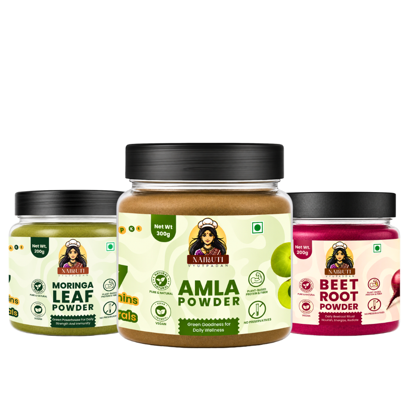 Family Nutrition Combo | Amla + Beetroot + Moringa