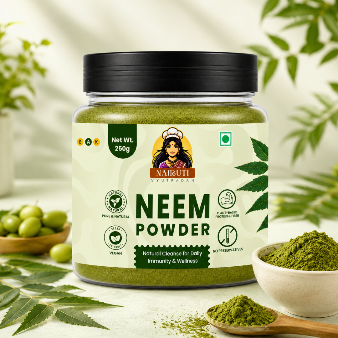 Premium Neem Leaf Powder | Made from Neem Leaves | No Preservatives