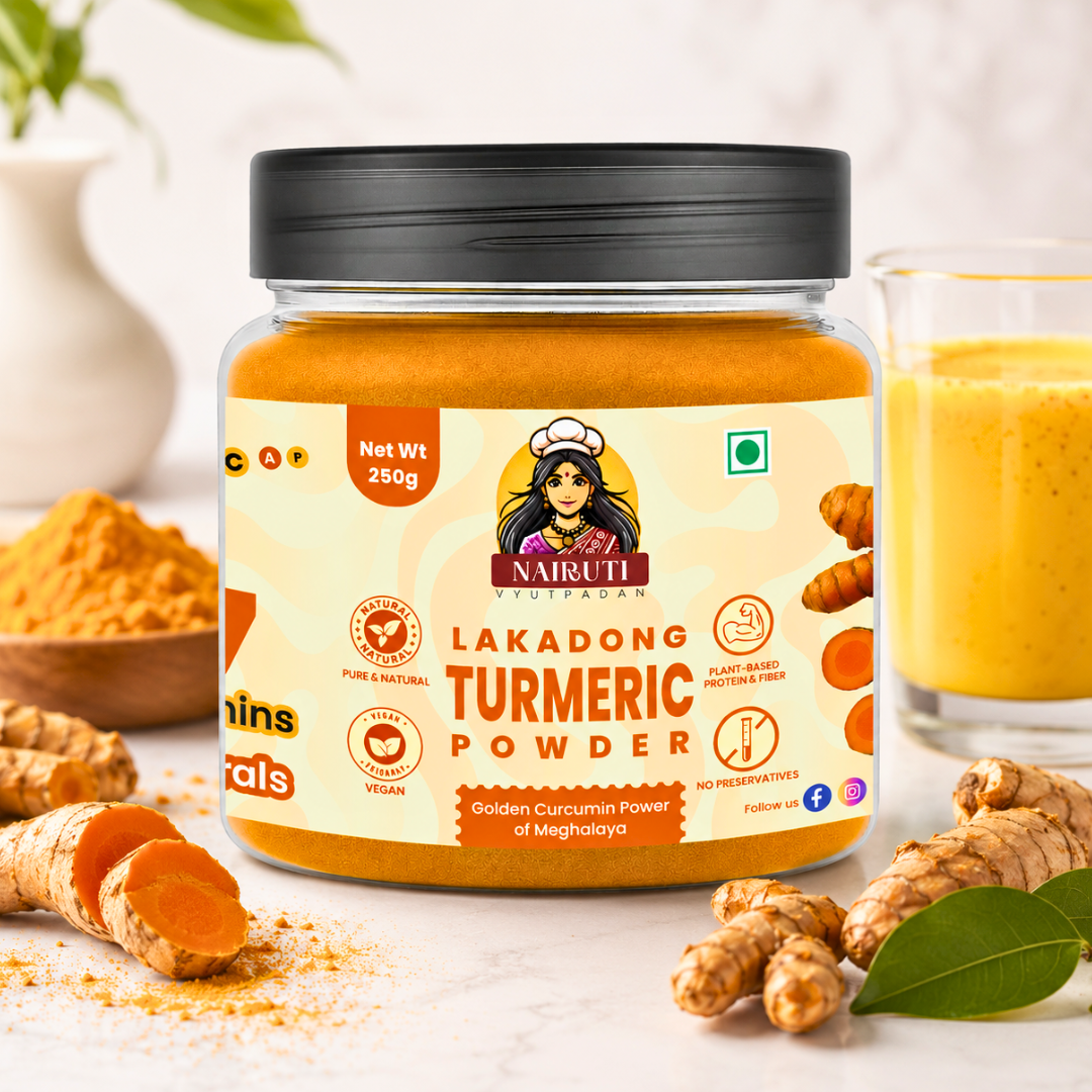 Lakadong Turmeric Powder | High Curcumin Turmeric for Everyday Wellness