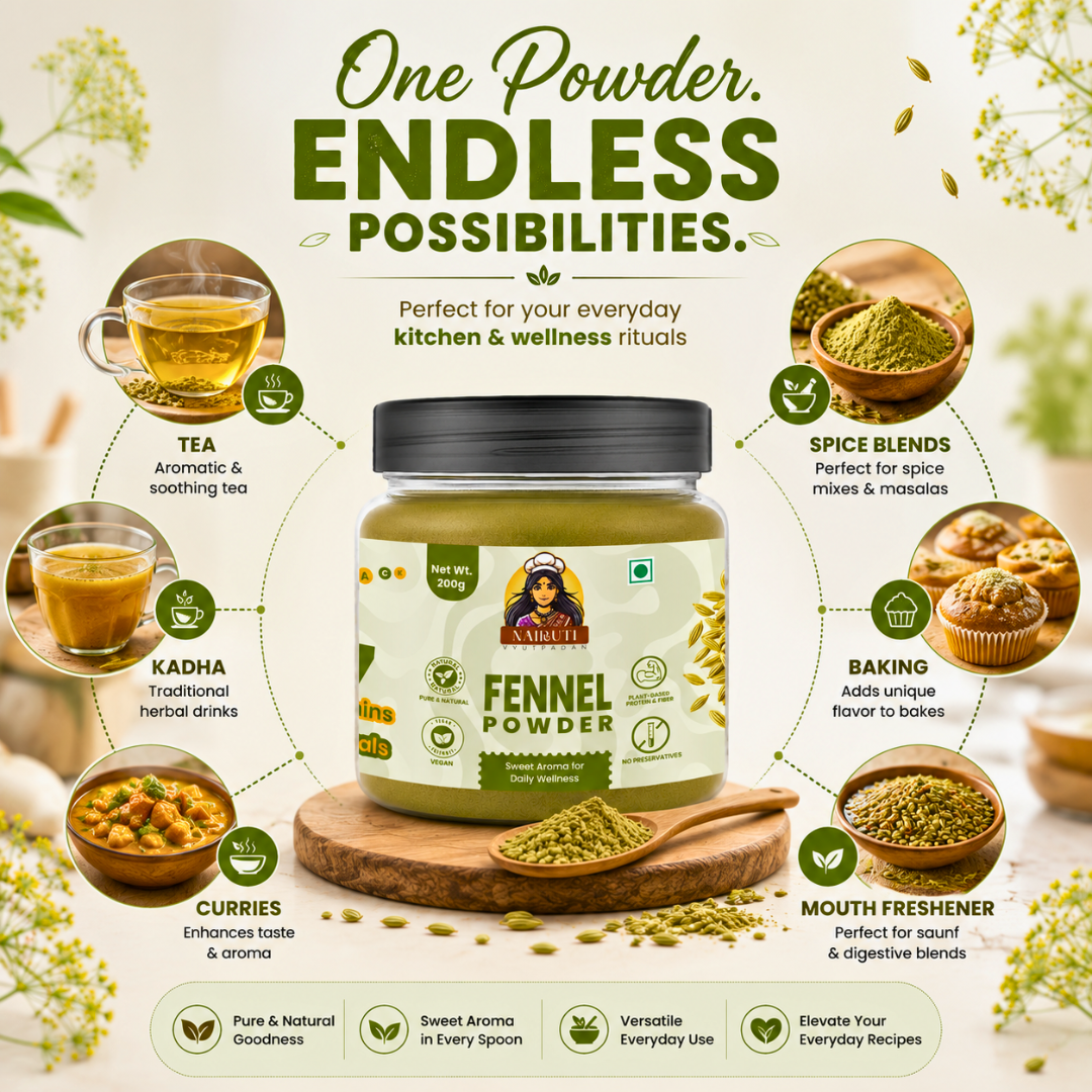 Fennel Powder | Premium Saunf Powder | Fresh & Aromatic Spice