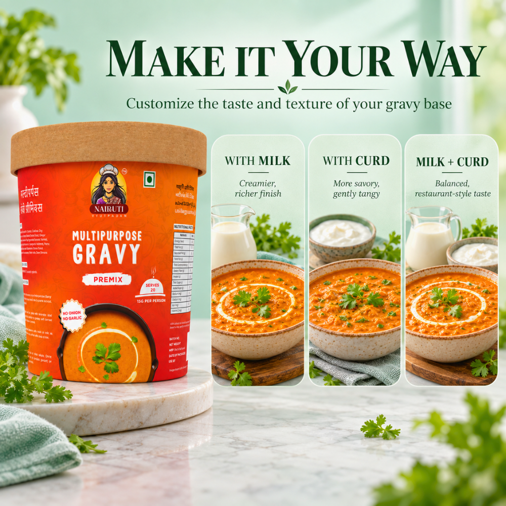 Jain Multipurpose Gravy Premix | No Onion No Garlic