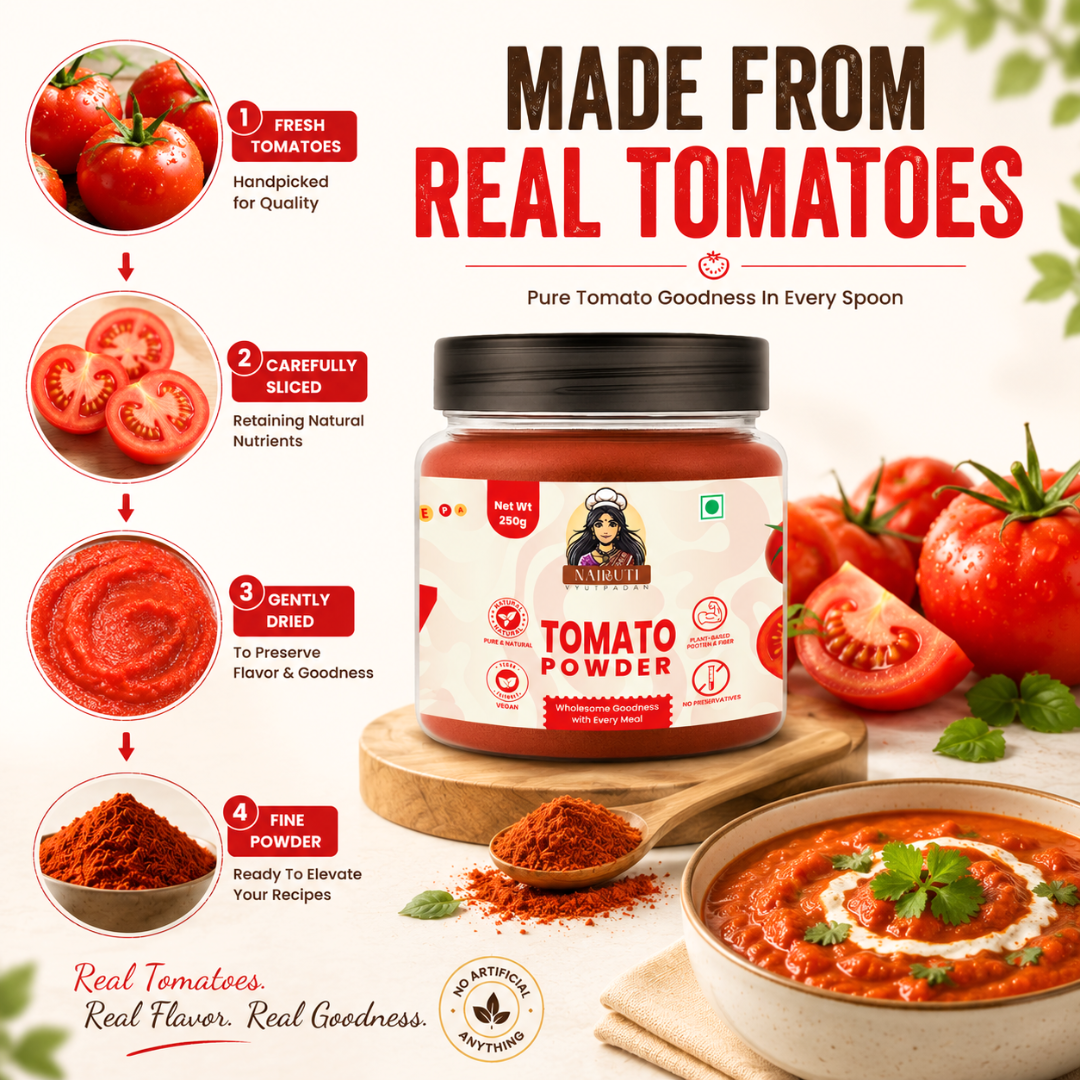 Tomato Powder | Rich Flavour & Natural Colour Enhancer