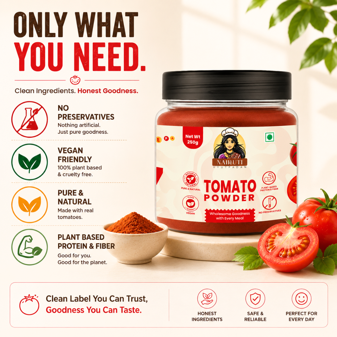 Tomato Powder | Rich Flavour & Natural Colour Enhancer
