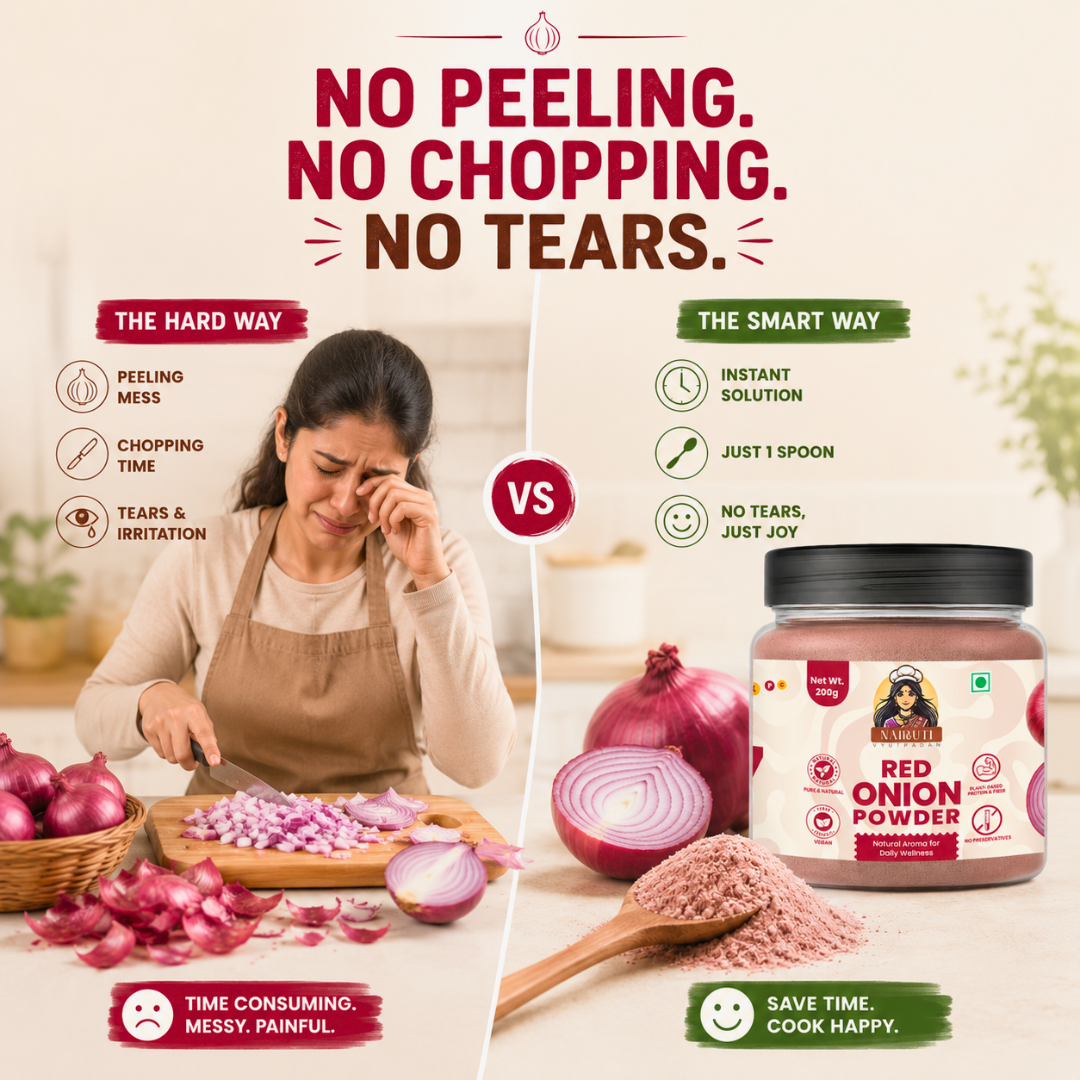 Red Onion Powder | No Chopping, No Tears, Rich Onion Flavour