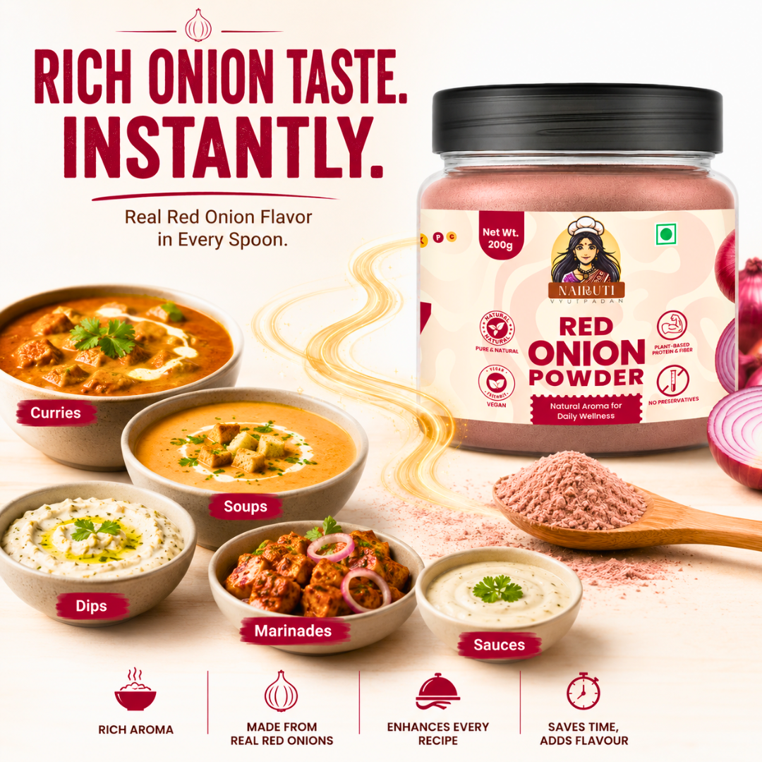 Red Onion Powder | No Chopping, No Tears, Rich Onion Flavour