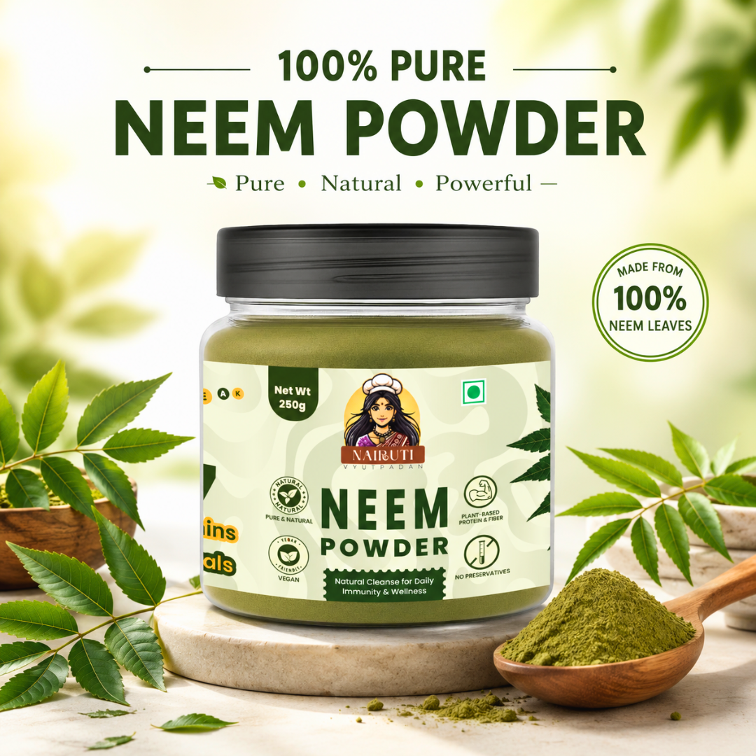 Pure Neem Powder | Natural Herbal Powder for Skin, Hair & Wellness