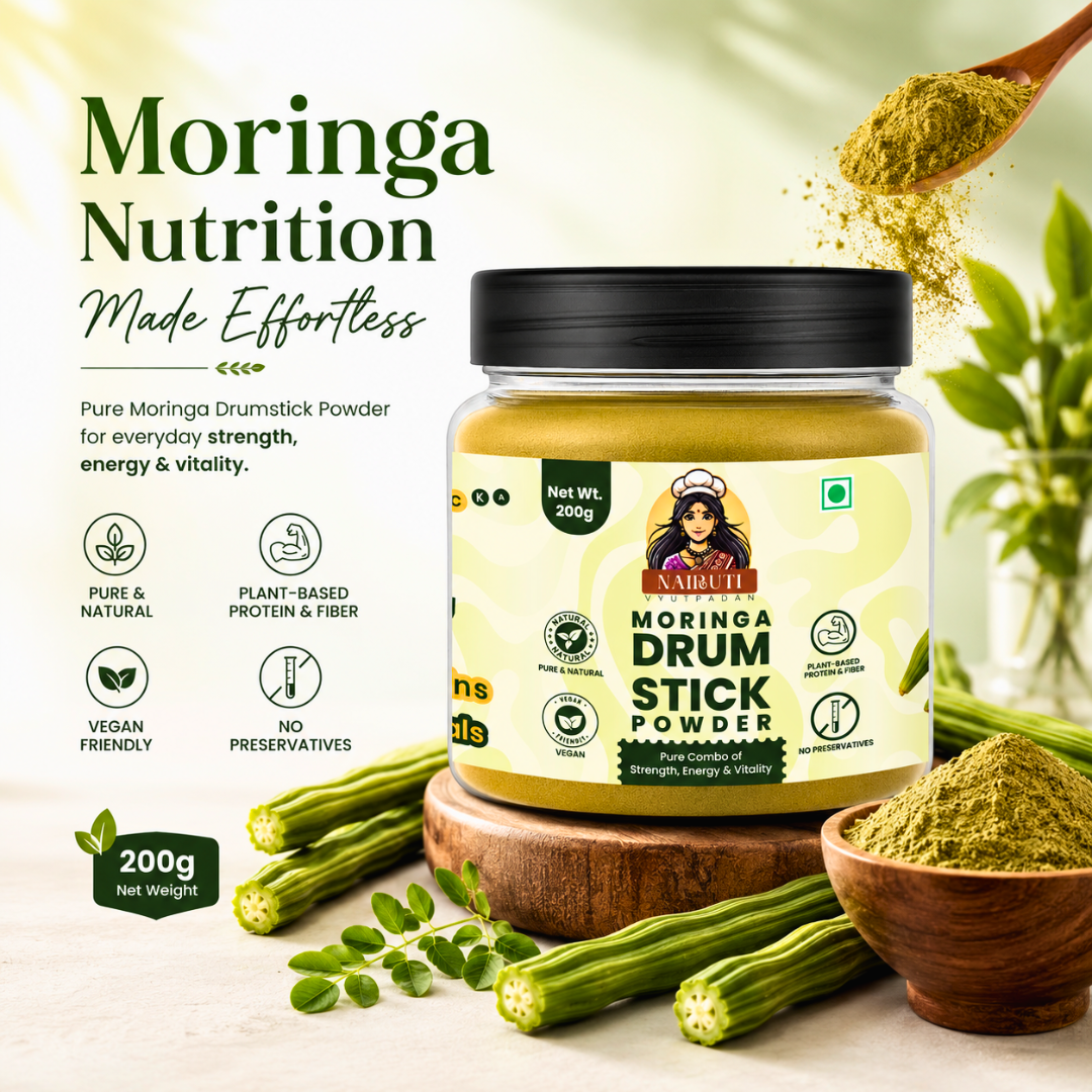 Moringa Drumstick Powder | Natural Plant Based Nutrition Superfood
