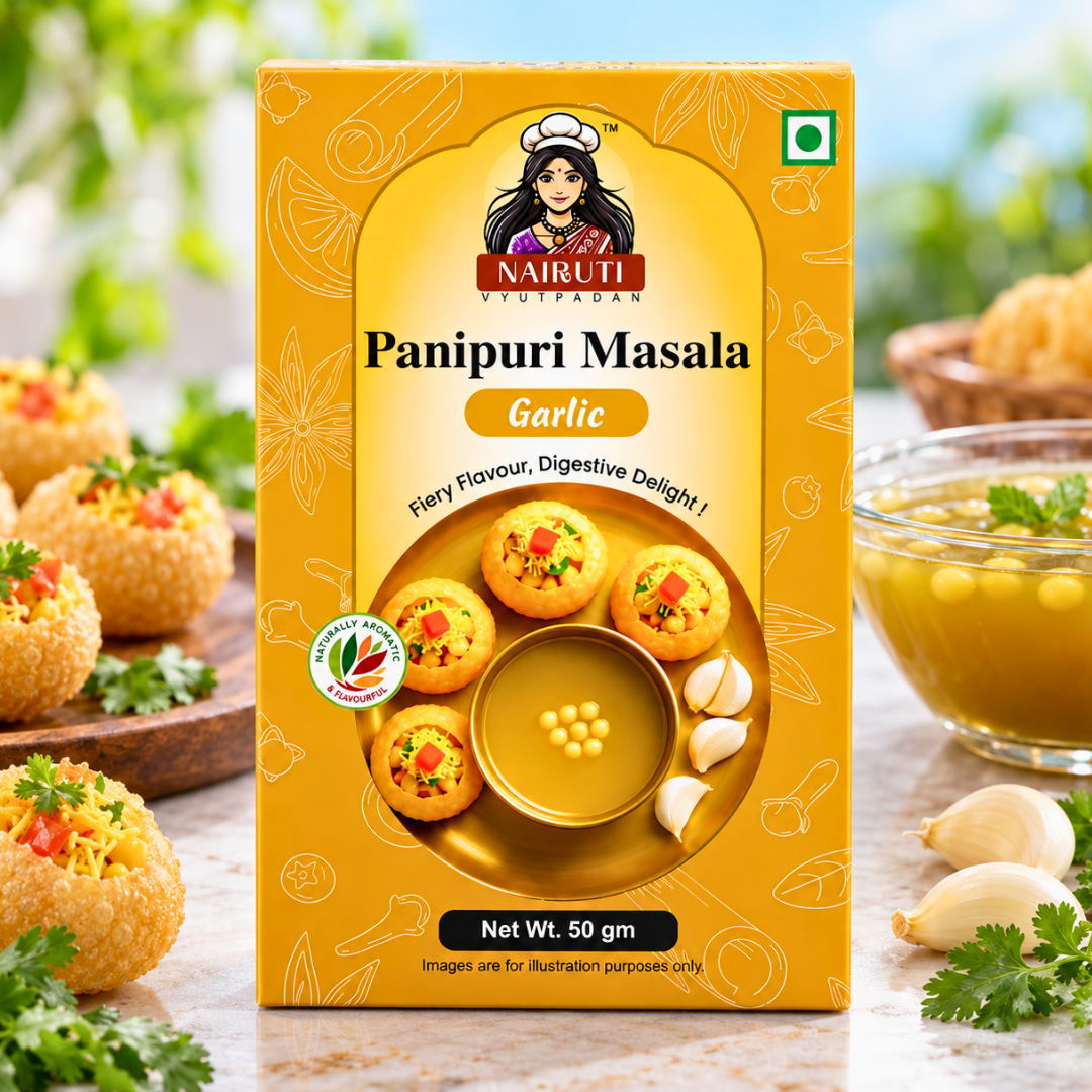 Garlic pani puri masala