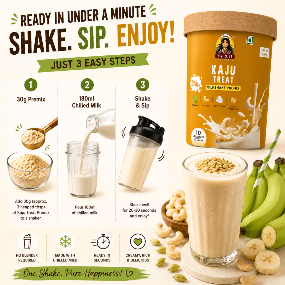 Kaju Treat Milkshake Premix | Kaju Milkshake Premix