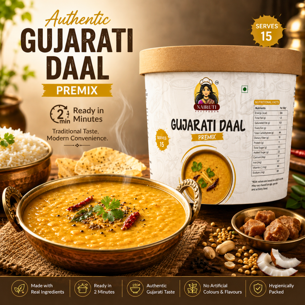 Gujarati Daal Premix | Authentic Sweet & Spicy Dal Mix