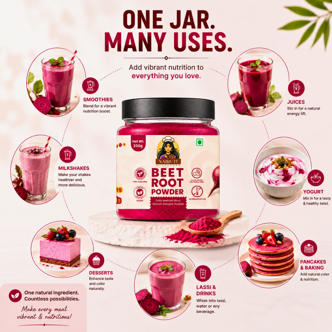 Beetroot Powder | Iron Rich Superfood for Smoothies & Daily Wellness