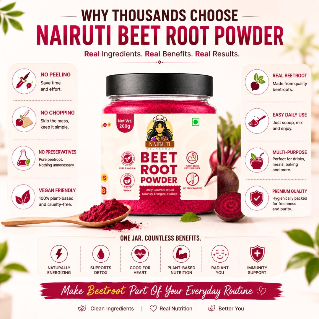 Beetroot Powder | Iron Rich Superfood for Smoothies & Daily Wellness