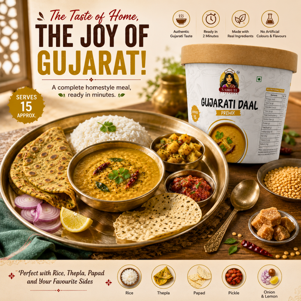 Gujarati Daal Premix | Authentic Sweet & Spicy Dal Mix