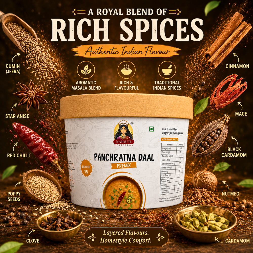 Panchratna Daal Premix | Rich Protein Instant Dal Mix
