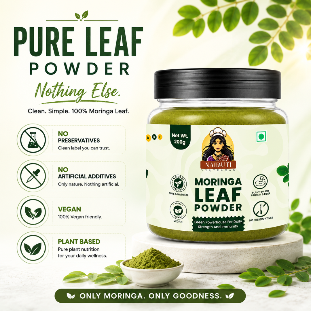 Moringa Leaf Powder | Pure Superfood for Smoothies, Tea & Daily Wellness