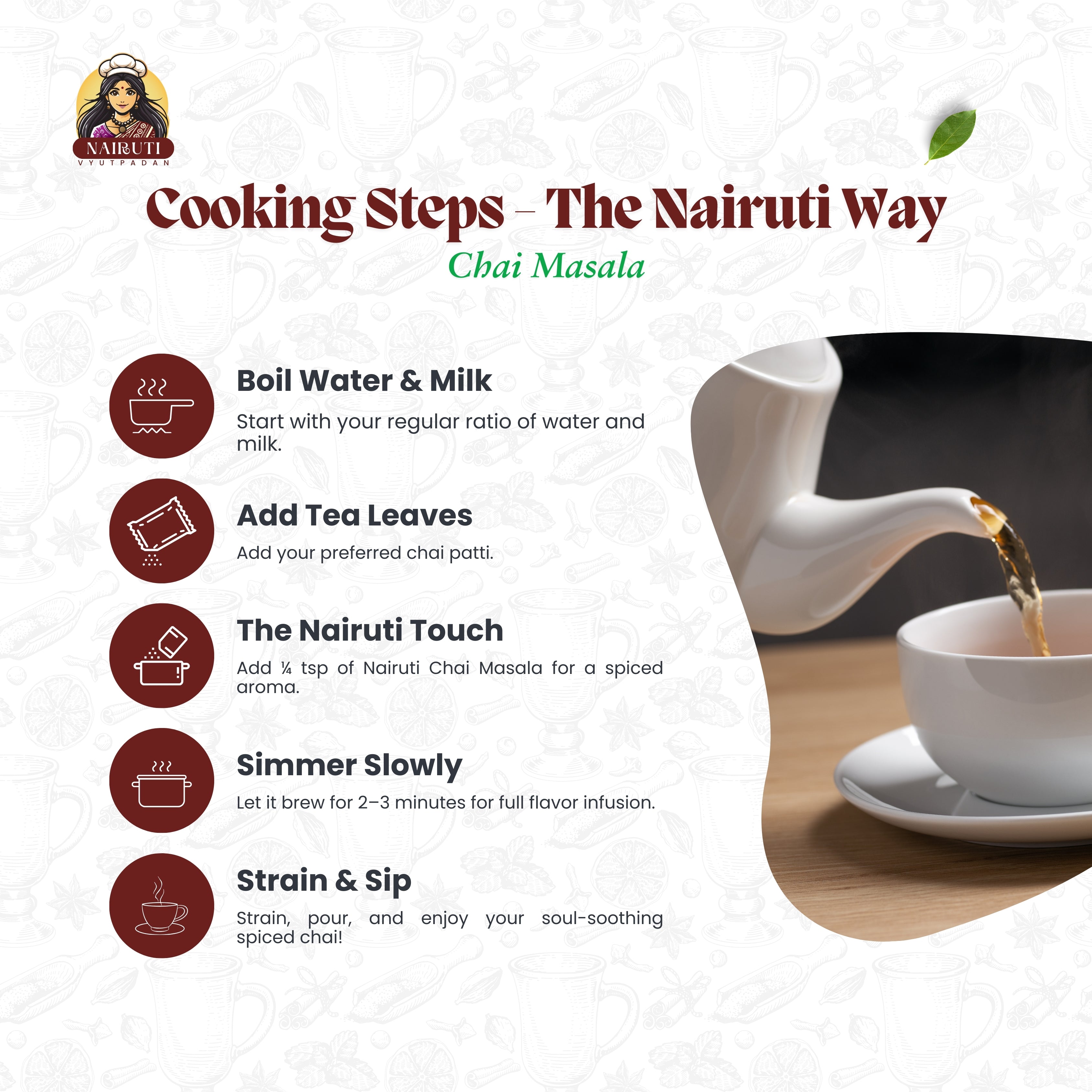 Chai Masala – Tulsi Mint Flavor