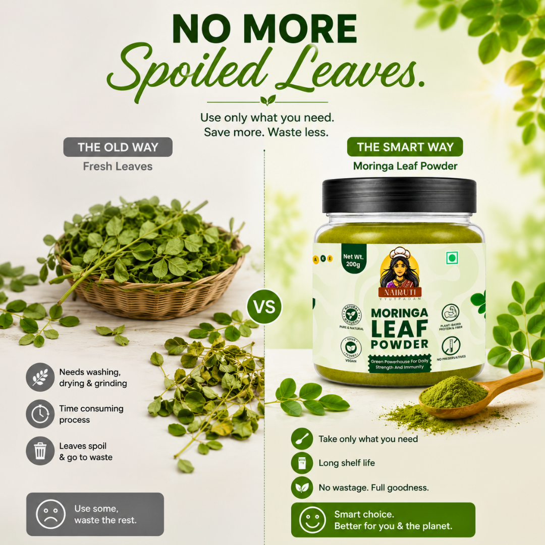 Moringa Leaf Powder | Pure Superfood for Smoothies, Tea & Daily Wellness