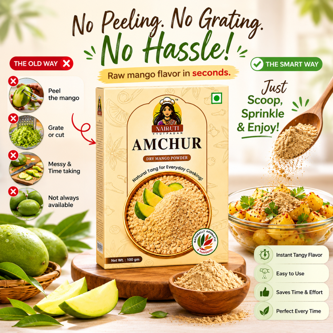 Amchur Powder | Dry Mango Powder for Tangy Indian Cooking, Chaat & Curries